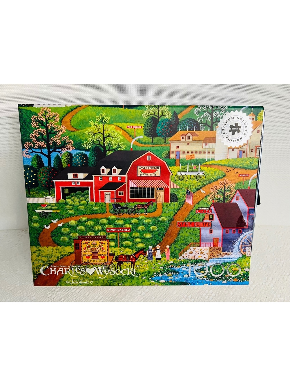 Charles Wysocki Americana Burma Road jigsaw puzzle 1000 silver buffalo New